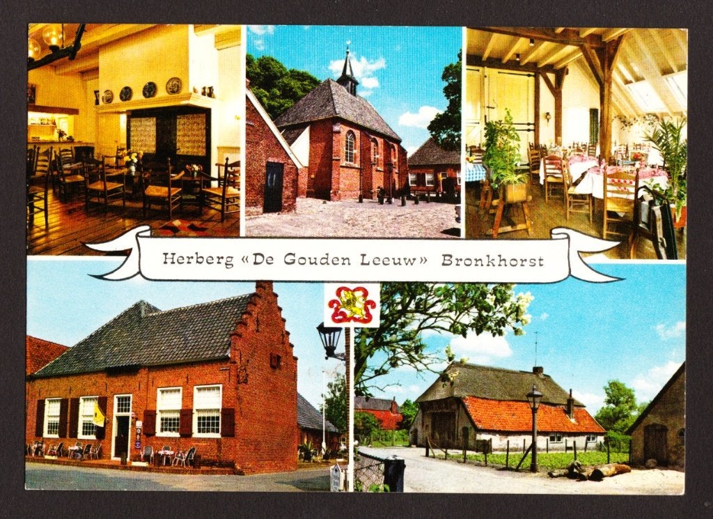 Bronkhorst (bij Steenderen en Bru) - Herberg De Gouden Leeuw, Ophalen of Verzenden, 1960 tot 1980, Gelopen, Gelderland