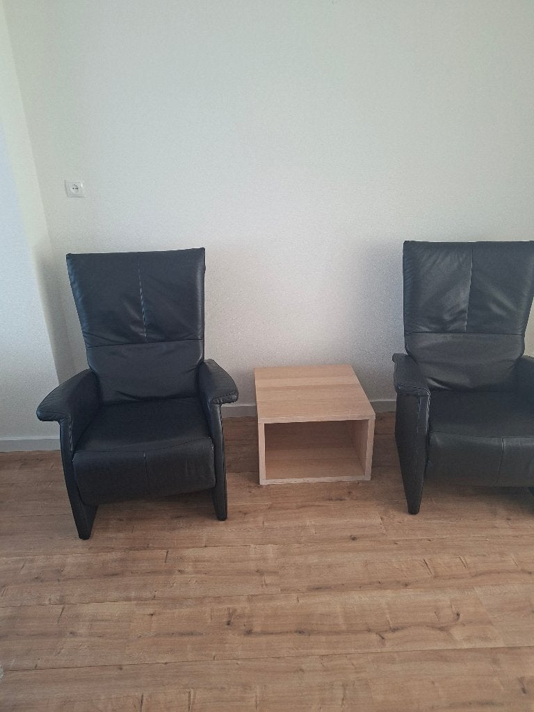 relax fauteuils, Huis en Inrichting, Ophalen, Gebruikt, Minder dan 75 cm, Leer