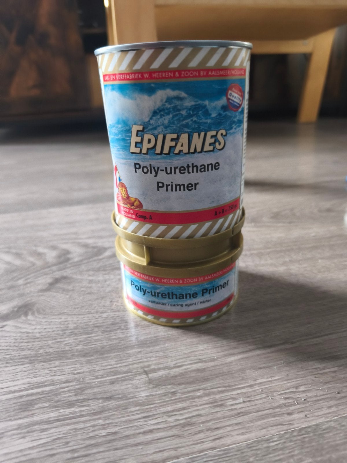 Epifanes Poly-urethane Primer - Nieuw, Doe-het-zelf en Verbouw, Wit, Nieuw, Ophalen of Verzenden, Verf