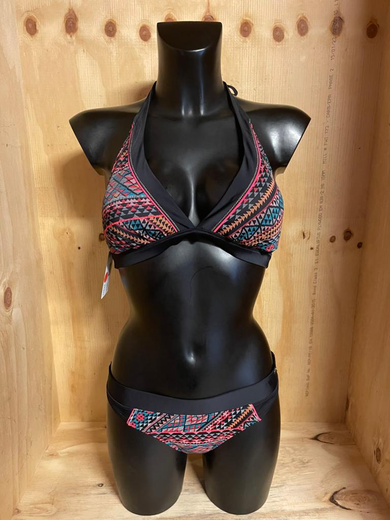 Skiny triangel halter bikini top maat 42 en slip 40, Verzenden, Nieuw, Overige kleuren, Bikini