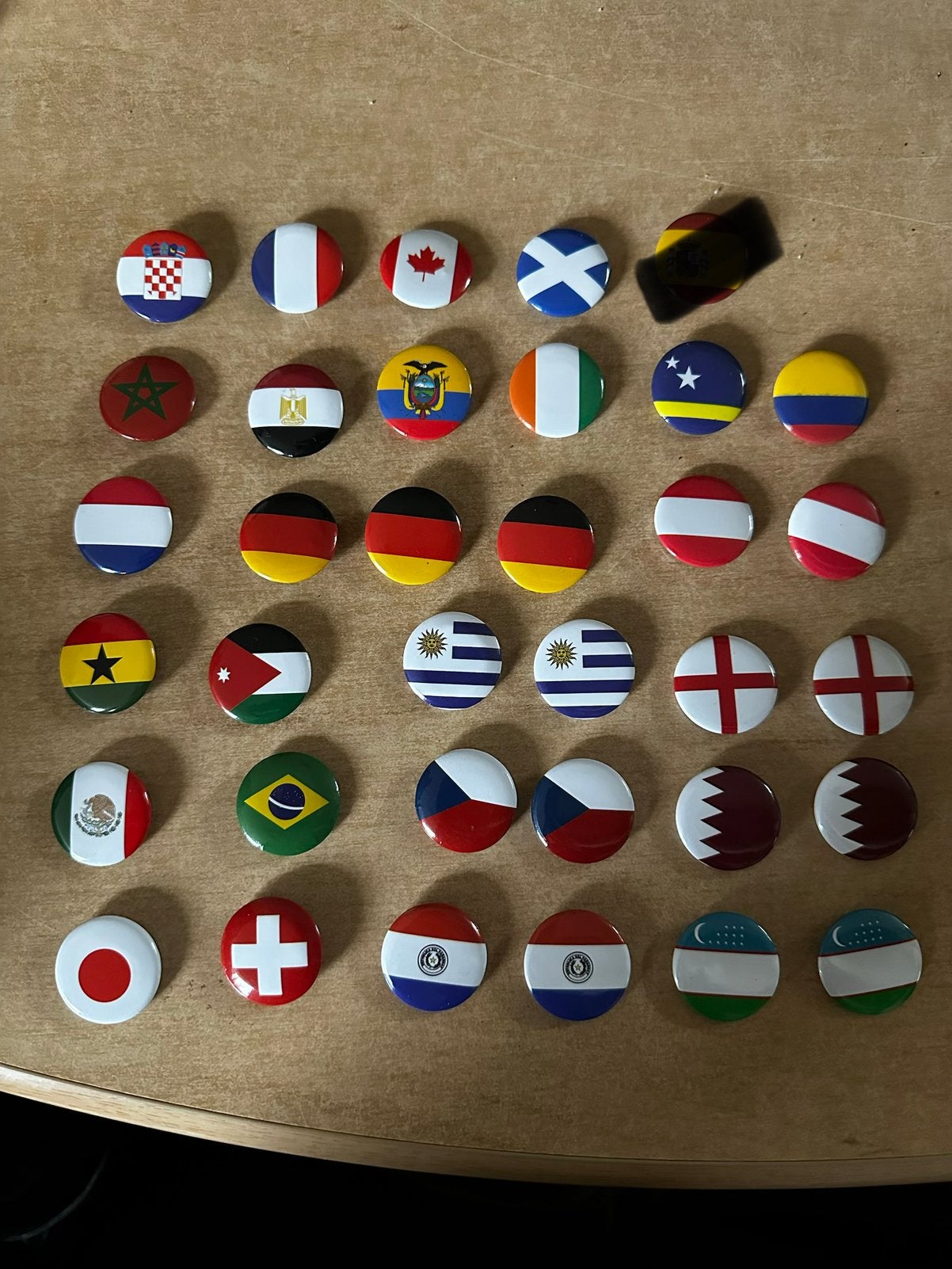 Dekamarkt WK buttons te ruil, Verzamelen, Speldjes, Pins en Buttons, Ophalen of Verzenden, Zo goed als nieuw, Overige onderwerpen