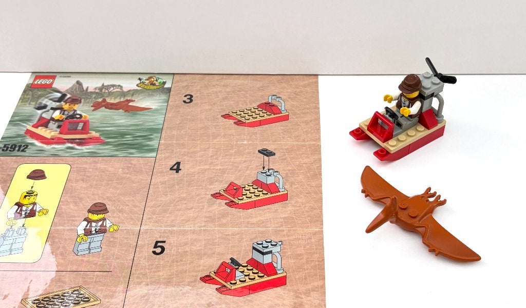 Lego Adventurers, Dino Island no. 5912: Hydrofoil, Gebruikt, Overige thema's, Lego, Ophalen of Verzenden