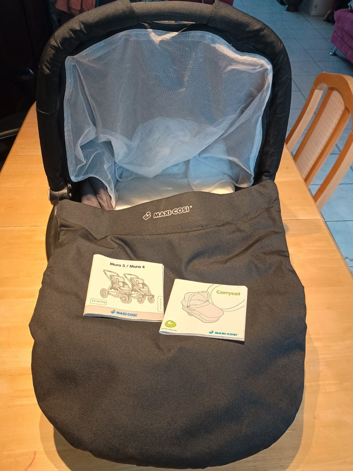 Maxi Cosi Mura 3 / Mura 4 Wiegje (Carrycot), Zo goed als nieuw, Met reiswieg, Maxi-Cosi, Ophalen