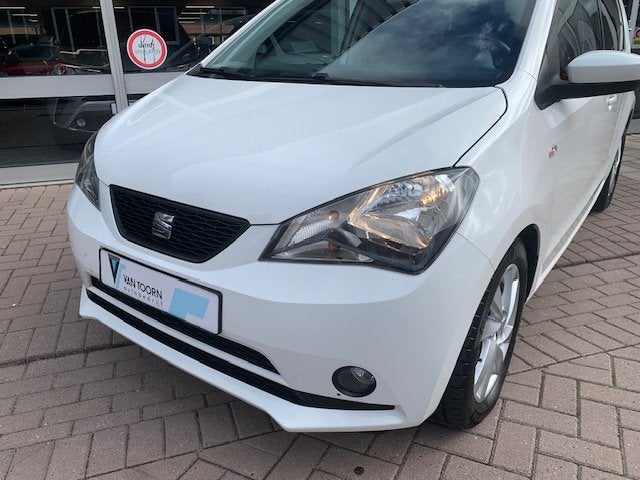 SEAT Mii 1.0 Sport Dynamic, airco,zeer netjes . (bj 2014), Voorwielaandrijving, Euro 5, Stof, Gebruikt