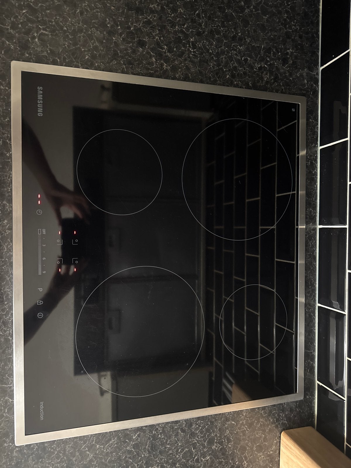 Samsung Oven met Inductie Kookplaat, Ophalen, Gebruikt, 4 kookzones, Inbouw