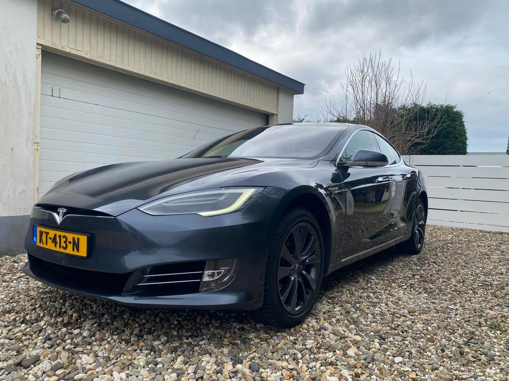 Tesla S 90D AWD-SOH 90%-Vrij Superchargen-Trekhaak-Winterset, Auto's, Tesla, Automaat, Zwart, Overige kleuren, 110 €/maand