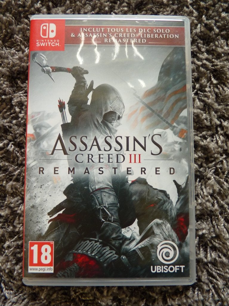 Assassin's Creed III Remastered Nintendo Switch 1&2, Avontuur en Actie, Vanaf 18 jaar, 1 speler, Ophalen of Verzenden