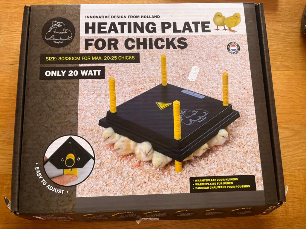 Warmteplaat voor kuikens en oa eendjes 30x30cm, Dieren en Toebehoren, Pluimvee | Toebehoren, Zo goed als nieuw, Overige typen
