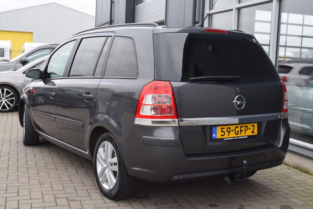 Opel Zafira 1.6 Cosmo | LPG G3 | Clima | Cruise | NAP + APK, Auto's, Voorwielaandrijving, Stof, Gebruikt, Zwart