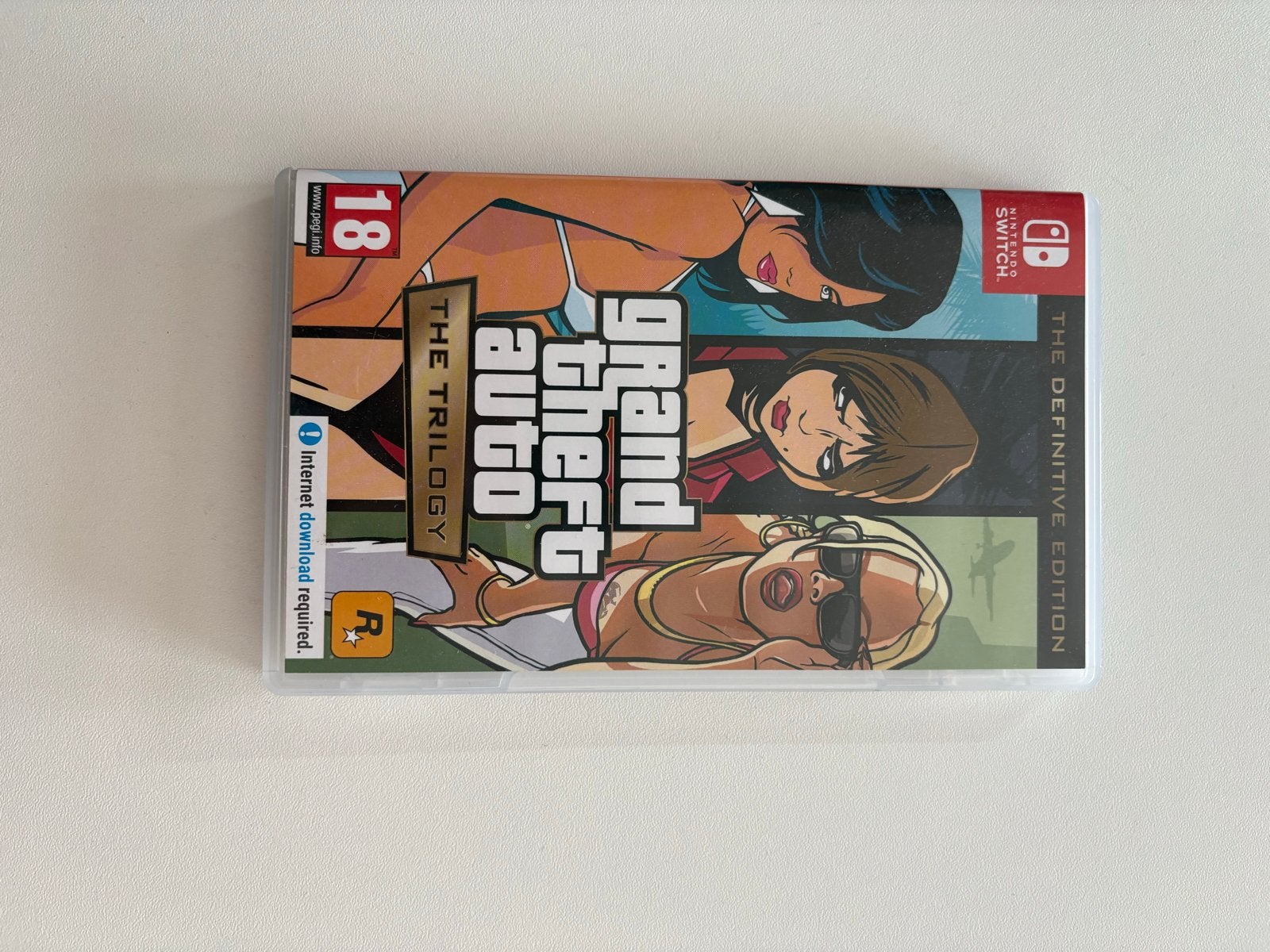 Grand Theft Auto: The Trilogy - The Definitive Edition Switc, Spelcomputers en Games, Avontuur en Actie, Vanaf 18 jaar, 1 speler