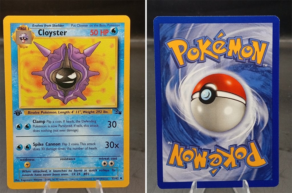 Cloyster Fossil (FO 32) 1st edition - Excellent, Ophalen of Verzenden, Zo goed als nieuw, Losse kaart