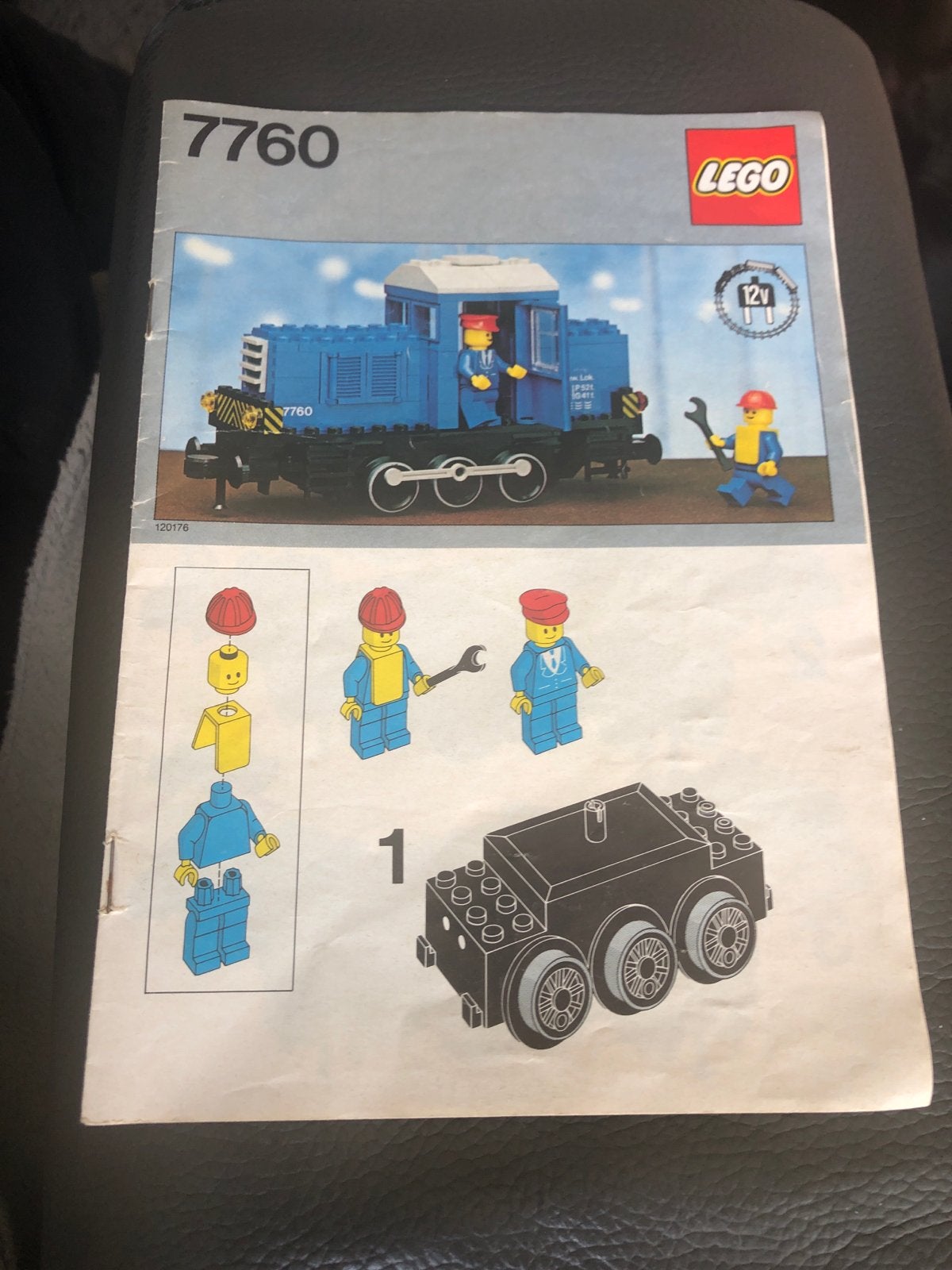 Lego Bouwbeschrijving 7760 - Vintage Trein, Gebruikt, Overige thema's, Lego, Accessoire