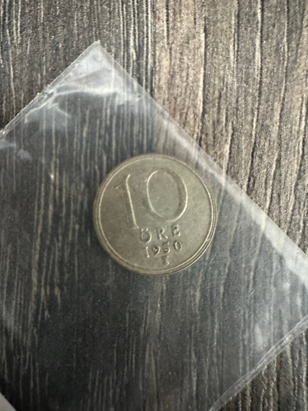 Zweedse 10 Öre munt uit 1950, Verzenden, Losse munt, Zilver