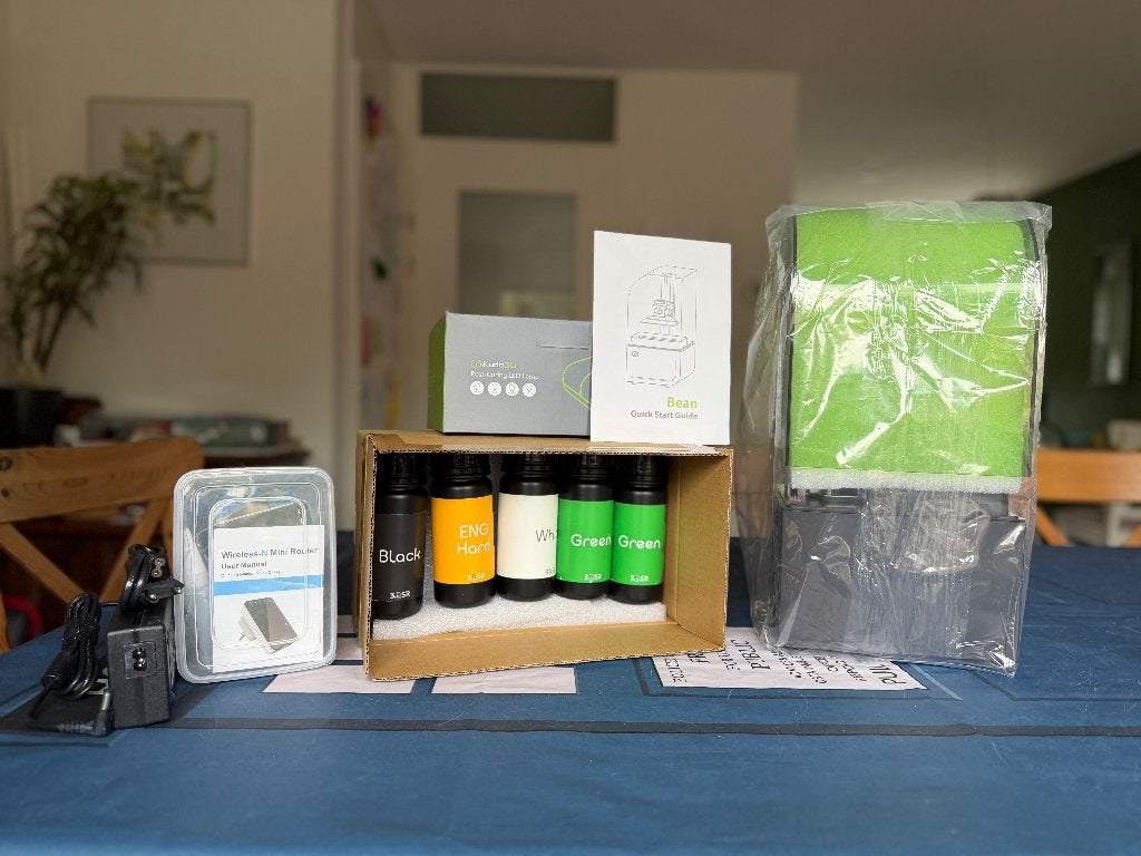 Kudo3D Bean SLA 3D Printer met curing lamp, Computers en Software, 3D Printers, Nieuw, Resin/Hars, Ingebouwde Wi-Fi, Ophalen of Verzenden