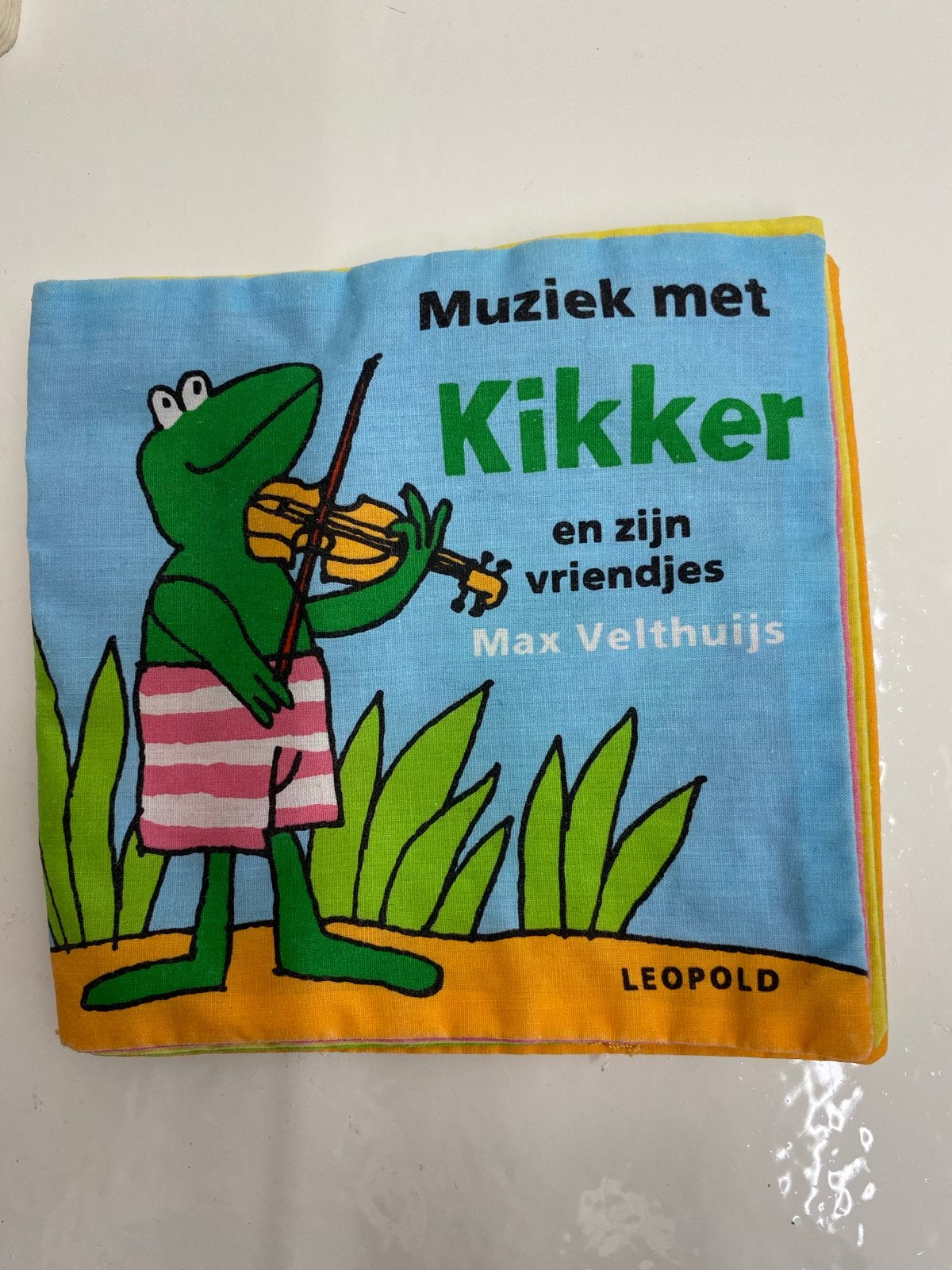 Knisperboekje Kikker en zijn vriendjes - Max Velthuijs, Kinderen en Baby's, Ophalen, Gebruikt, Overige typen, Met geluid