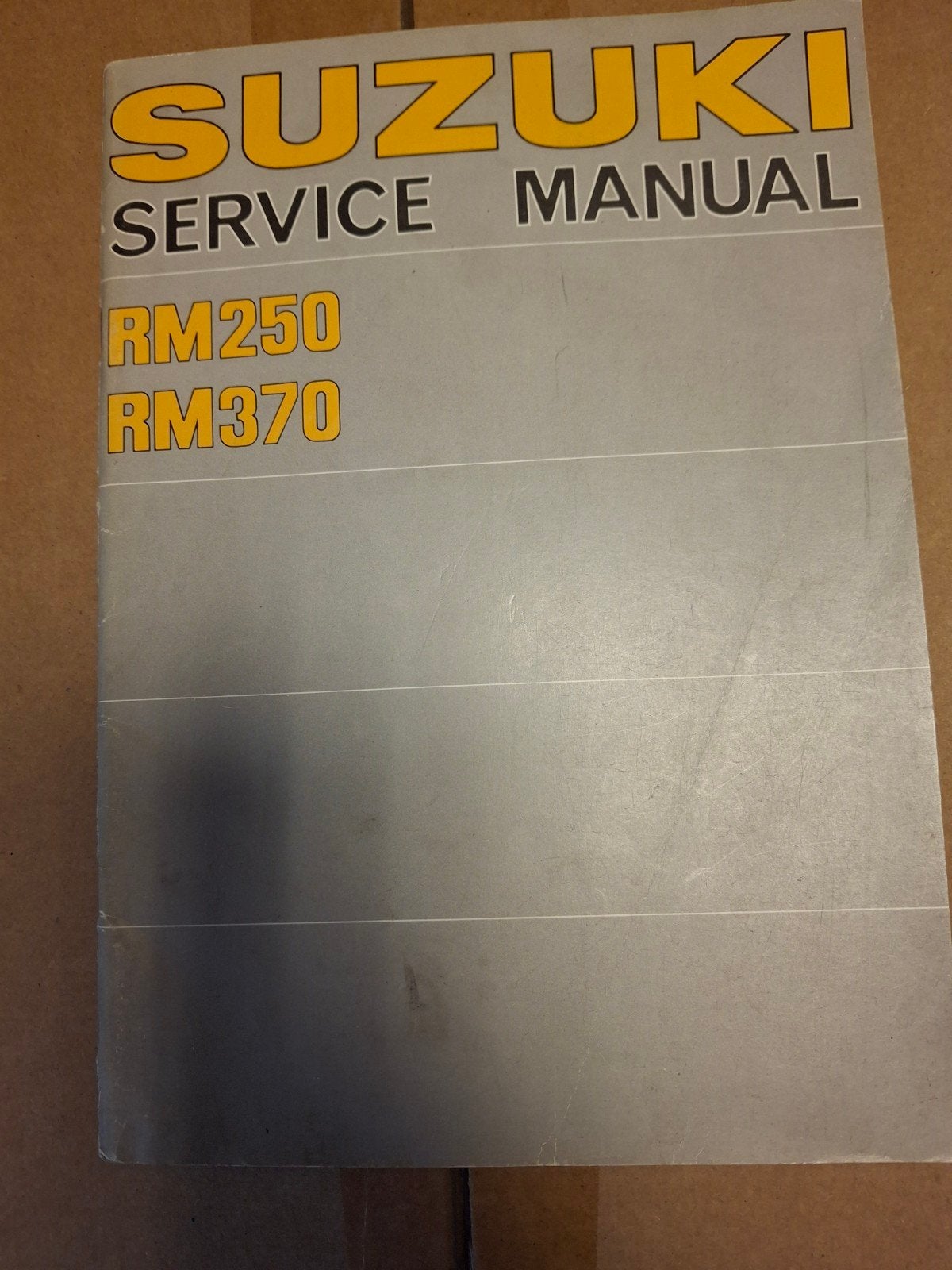 Suzuki RM250 RM370 Service Manual Werkplaatshandboek, Ophalen of Verzenden