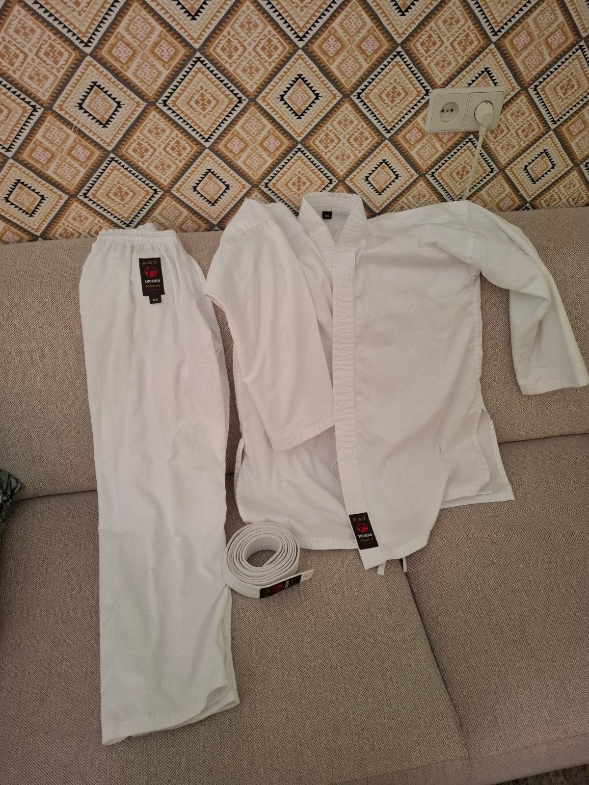 Karatepak Shoshin Tokaido #3 (XS/S), Maat XS of kleiner, Vechtsportpak, Ophalen of Verzenden, Zo goed als nieuw