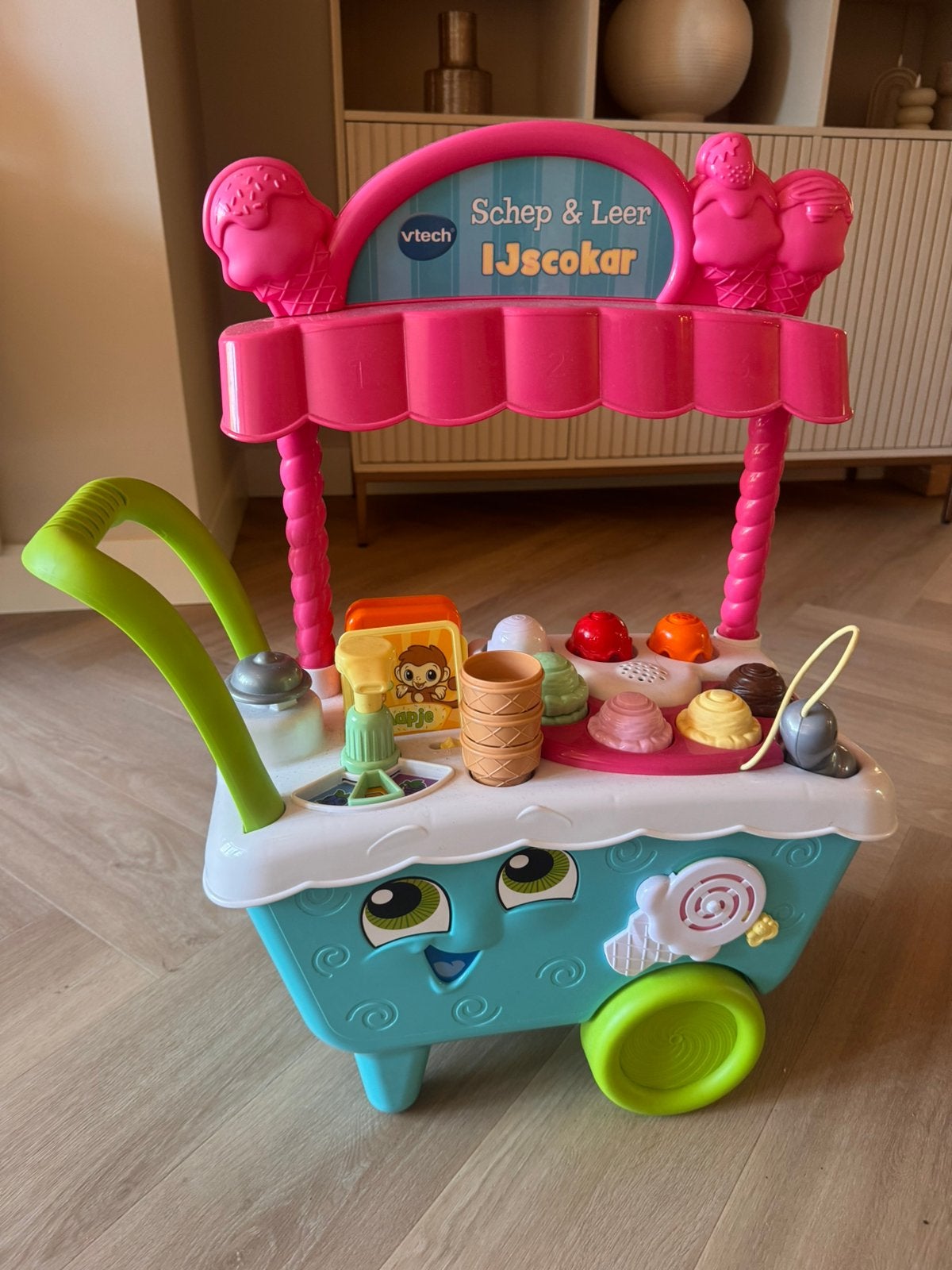 Ijscokar Vtech, Ophalen, Zo goed als nieuw, Kunststof