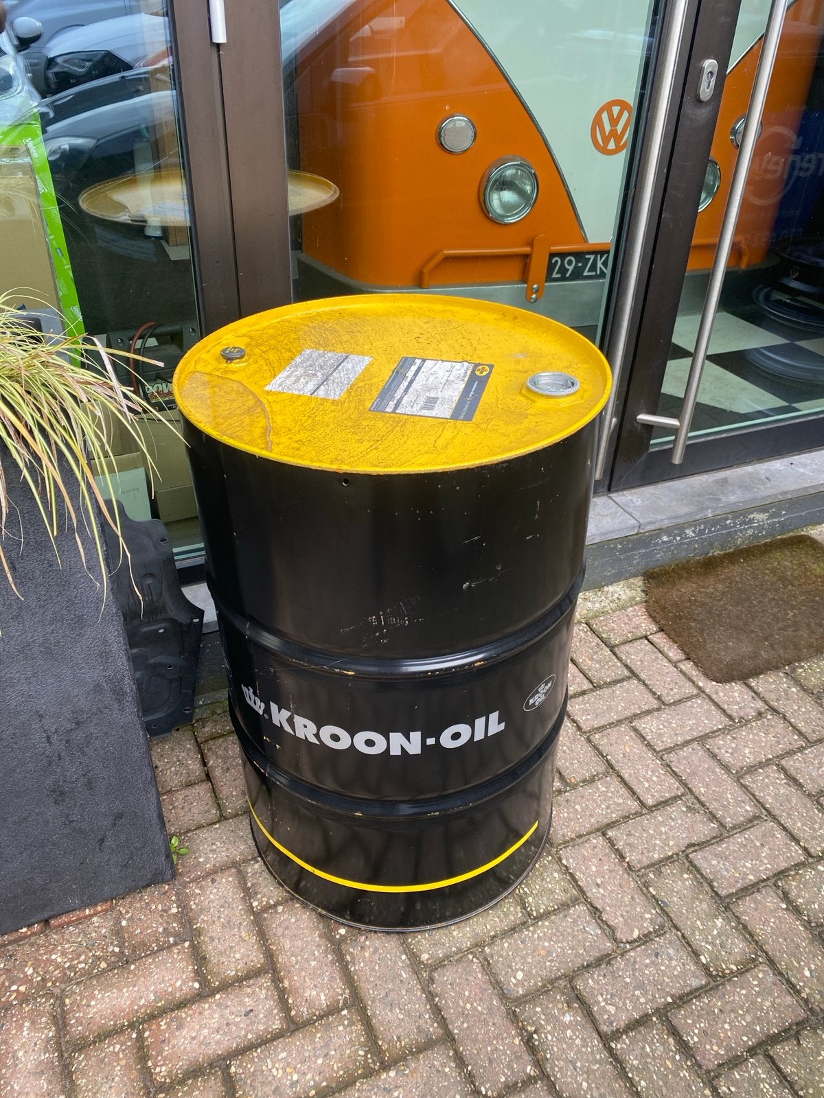 208 liter olievat/oliedrum voor doe-het-zelver, Ophalen, Gebruikt