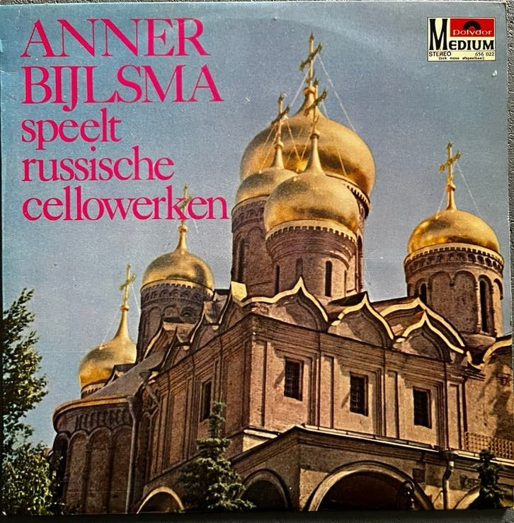 lp klassiek elpee vinyl Anner Bijlsma russische cellowerken, Ophalen, Overige typen, Zo goed als nieuw, 12 inch
