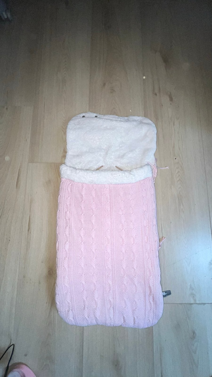 Baby's Only voetenzak roze gebreid, Baby's Only, Ophalen of Verzenden, Zo goed als nieuw, Gevoerd