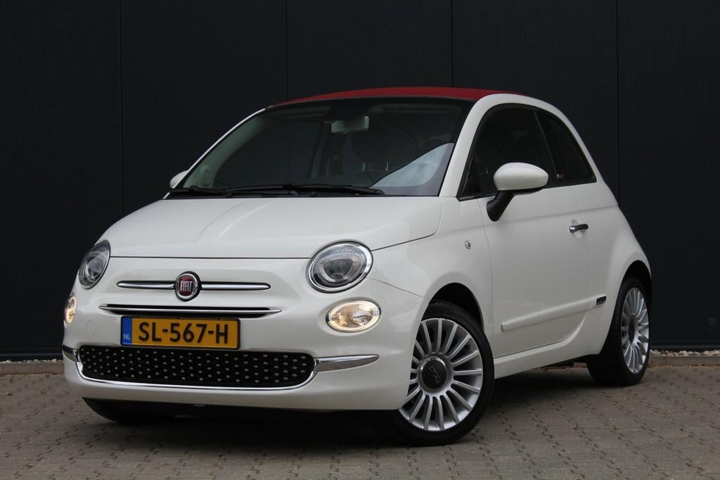 Fiat 500 C 0.9 TwinAir Turbo Lounge | Automaat | Cabrio | Na, Bluetooth, Stof, Gebruikt, Cabriolet