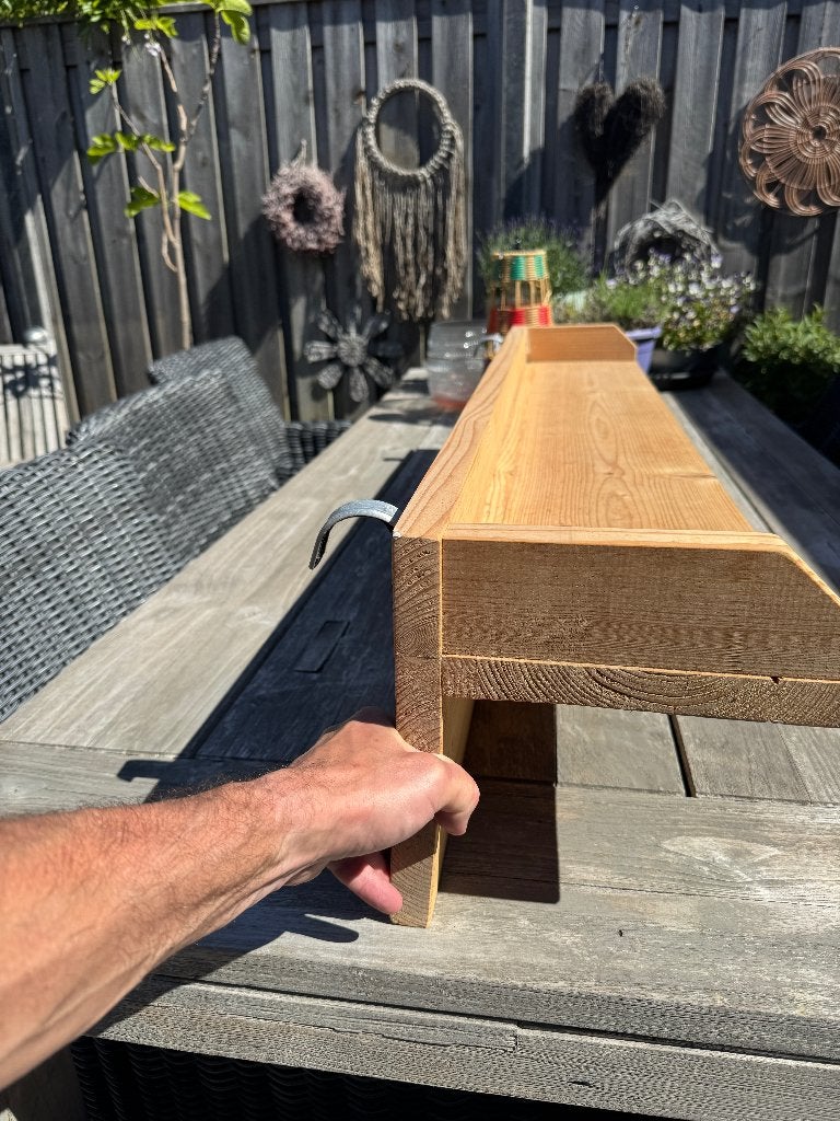 Balkon bar, Ophalen, Gebruikt, Rechthoekig, Hout