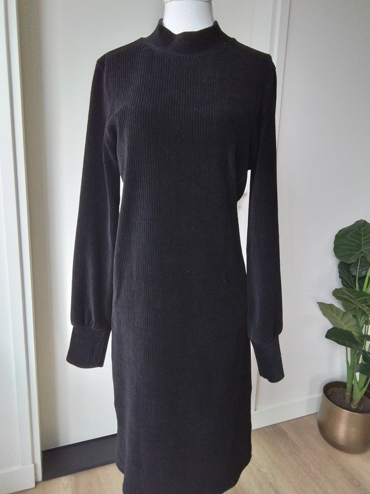 zwarte jurk Geisha draagmaat 38, Maat 38/40 (M), Geisha, Zwart, Ophalen of Verzenden