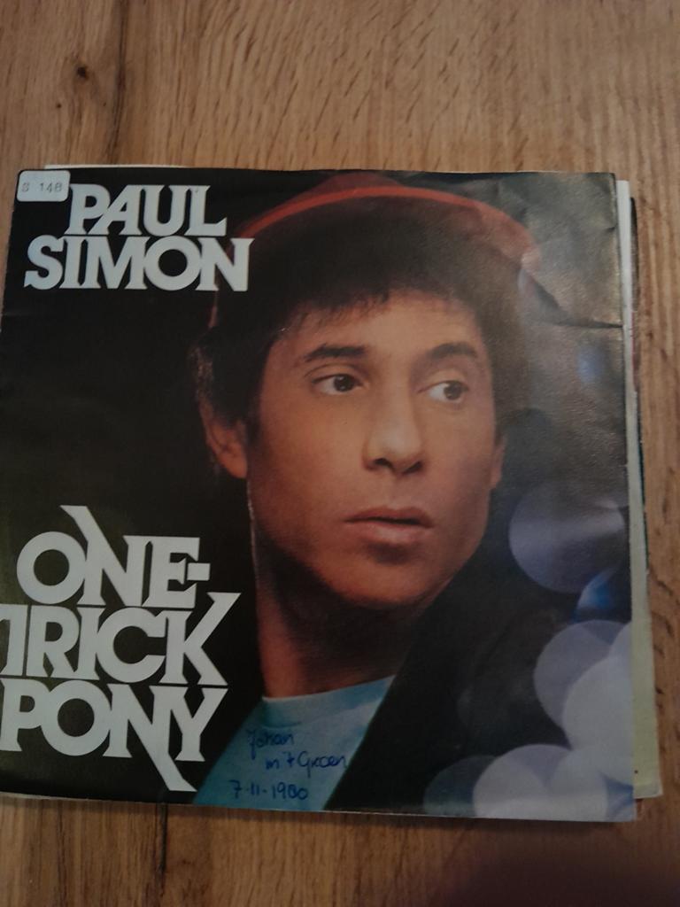 Paul simon 7 inch one trick pony, Cd's en Dvd's, Vinyl Singles, Ophalen of Verzenden, Zo goed als nieuw, Pop