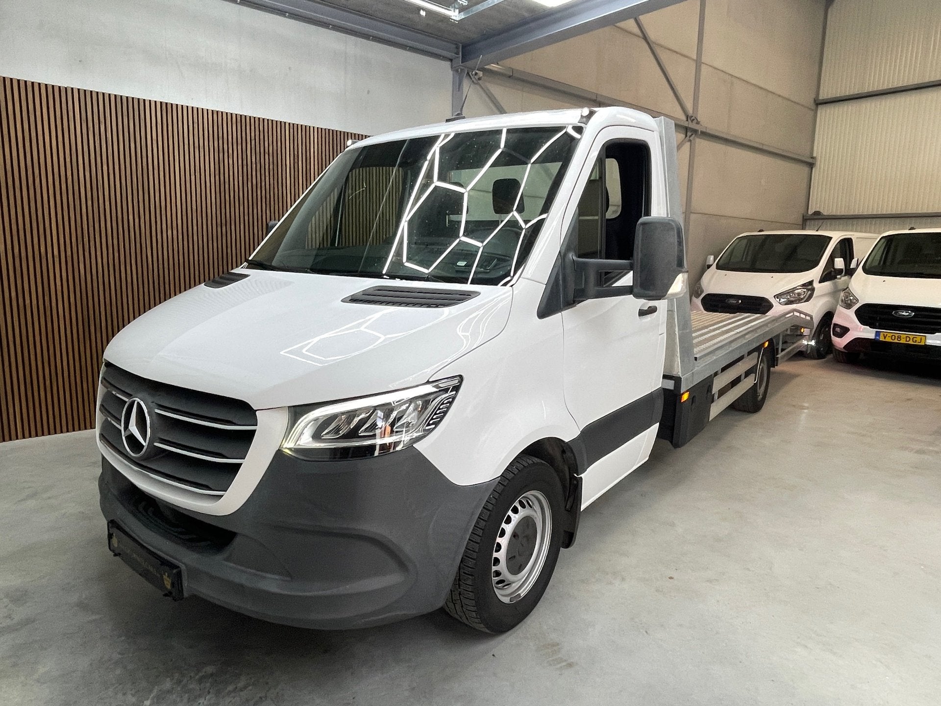 Mercedes-Benz SPRINTER AUTOTRANSPORTER 319 V6 3.0 CDI OPRIJW, Automaat, Dealer onderhouden, Gebruikt, 190 pk