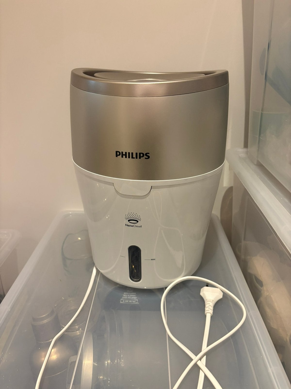 Philips HU4813 NanoCloud Luchtbevochtiger – Zeer nette staat, Ophalen of Verzenden, Zo goed als nieuw, Luchtbevochtiger
