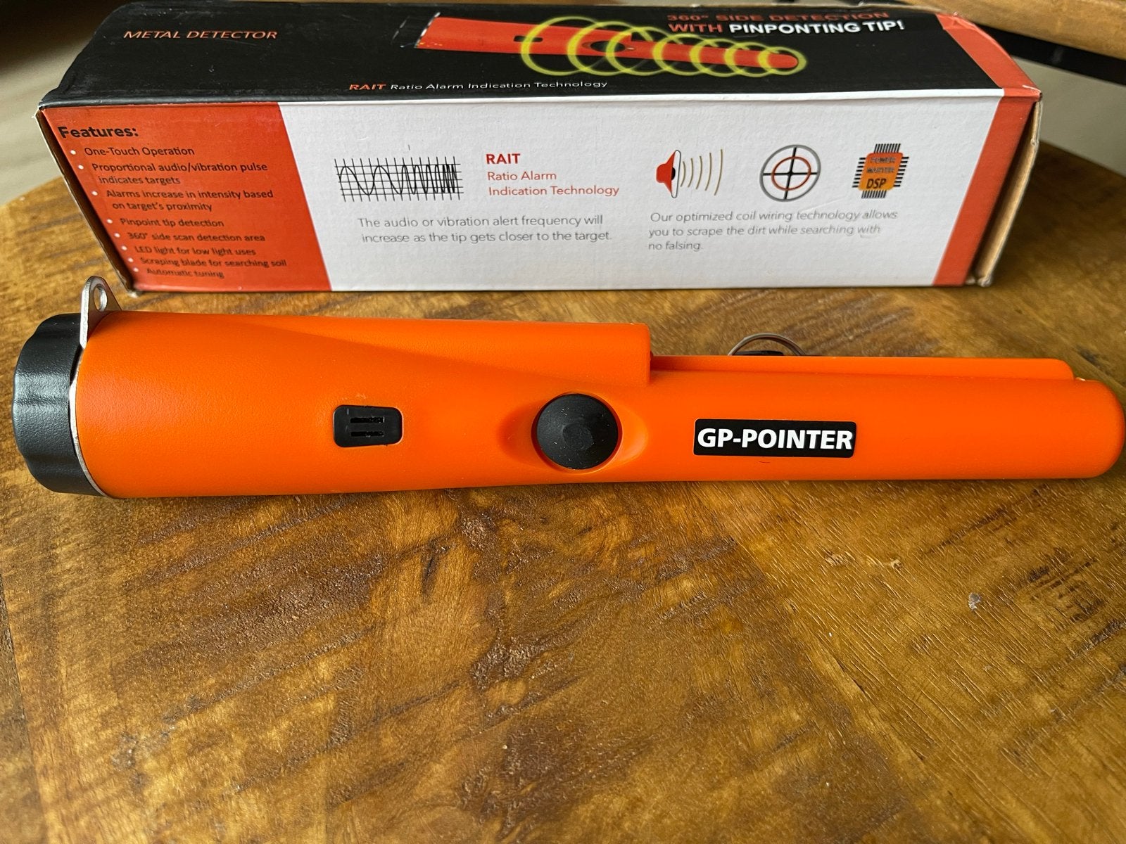 GP-Pointer Metaaldetector - Nieuw in doos, Hobby en Vrije tijd, Overige merken, Instelbare gevoeligheid, Nieuw, Ophalen of Verzenden