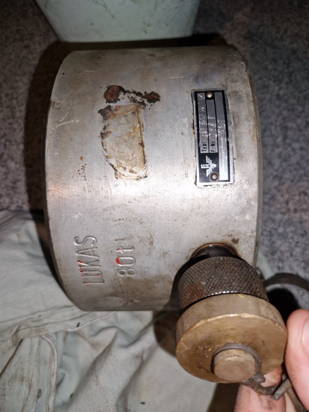 hydraulische cillinder 80t, Ophalen of Verzenden