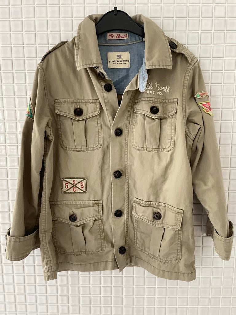 Scotch Shrunk leuke zomerjas maat 116, Verzenden, Nieuw, Jongen, Jas