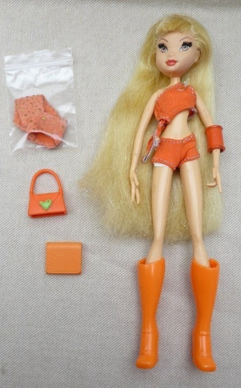 Winx pop Stella met wimpers  , Verzamelen, Ophalen of Verzenden, Gebruikt, Pop