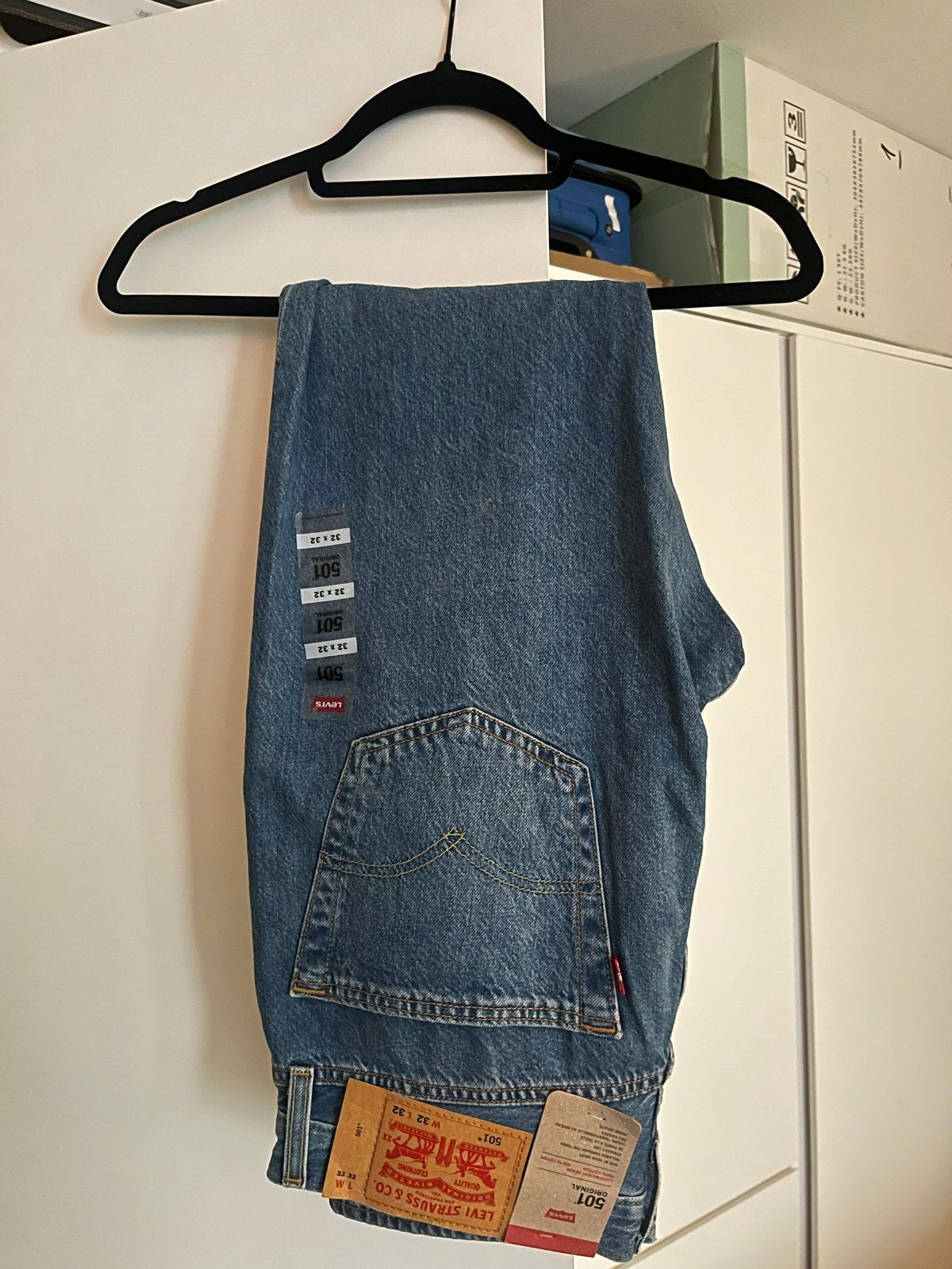 Nieuwe Levi's 501 Original Jeans W32 L32, Kleding | Heren, Ophalen of Verzenden, Nieuw, Blauw, W32 (confectie 46) of kleiner
