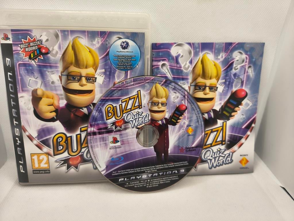 Buzz! Quiz world Playstation 3 game, Spelcomputers en Games, Ophalen of Verzenden