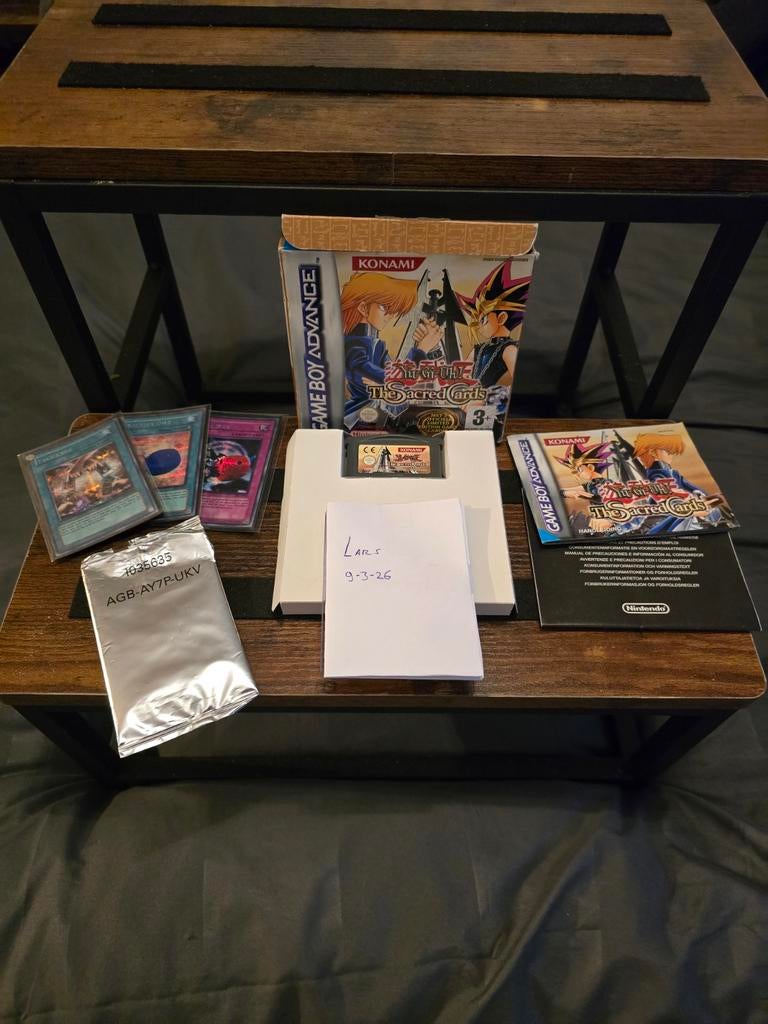 Yu-Gi-Oh! The Sacred Cards GBA CIB met kaarten, Gebruikt, 1 speler, Ophalen of Verzenden, Role Playing Game (Rpg)