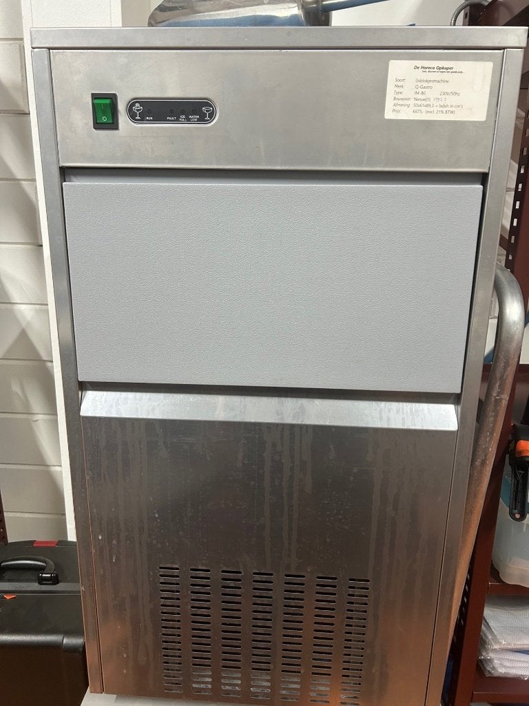 Professionele IJsblokjesmachine Q-Gastro IM-80, Ophalen of Verzenden, Gebruikt