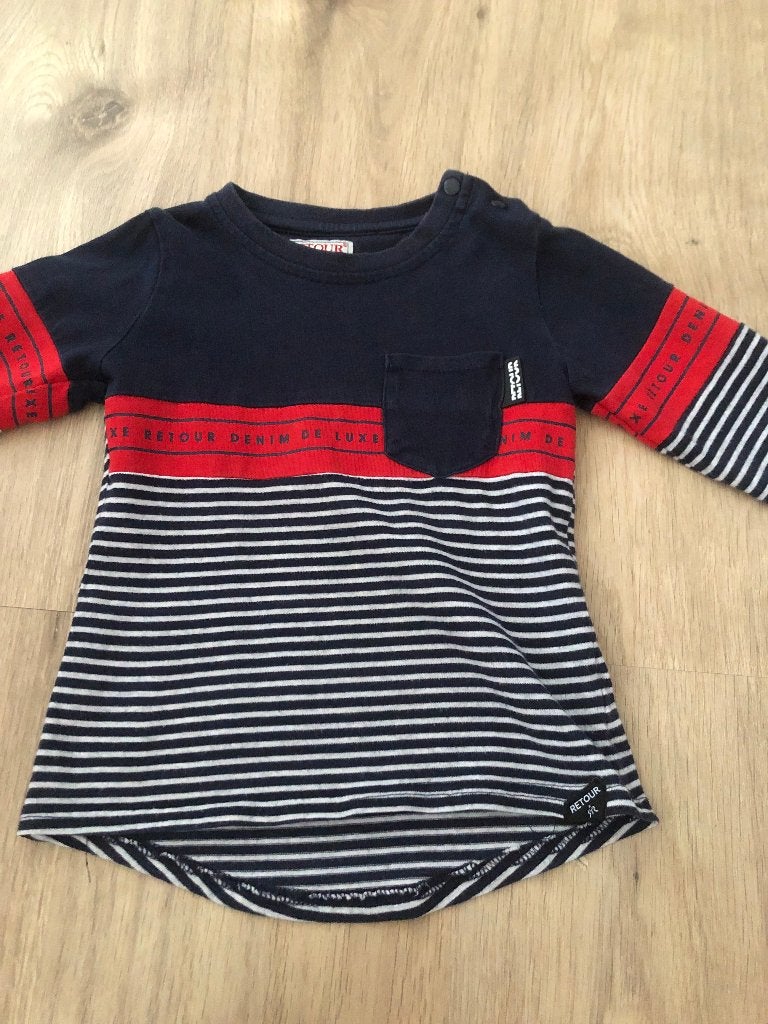 Longsleeve van retour, Kinderen en Baby's, Kinderkleding | Maat 92, Gebruikt, Ophalen of Verzenden, Shirt of Longsleeve, Jongen