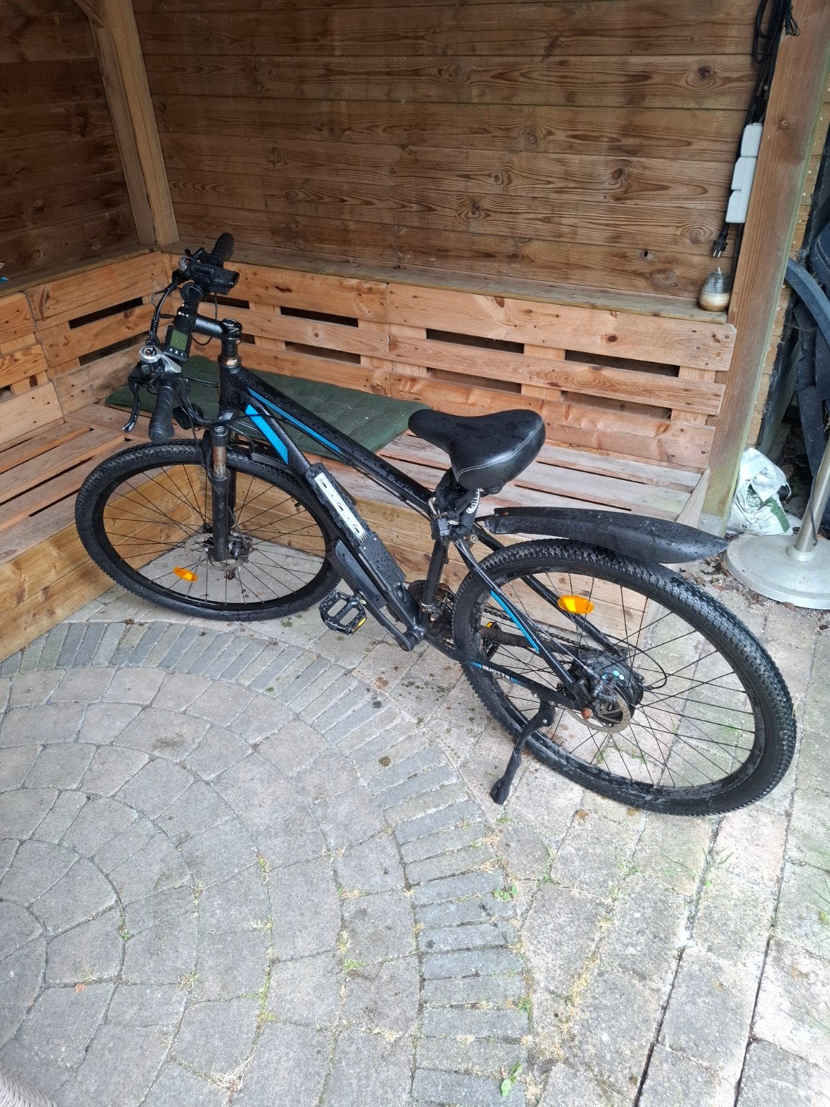 Duotts elektrische mountainbike met oplader(kapot), Gebruikt, 51 tot 55 cm, 30 tot 50 km per accu, Ophalen