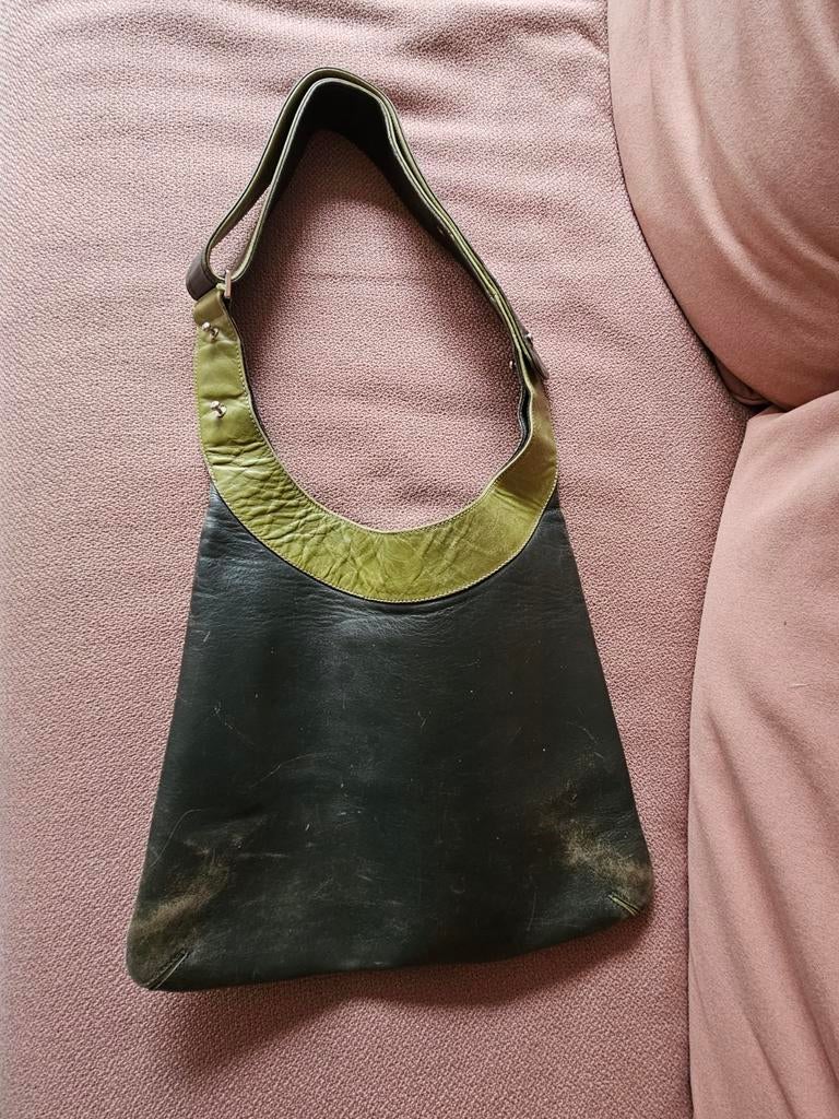 Hester van Eeghen Schoudertas Dames - Leer, Sieraden, Tassen en Uiterlijk, Overige merken, Gebruikt, Ophalen of Verzenden, Leer