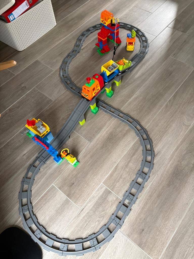 Lego duplo treinset, Kinderen en Baby's, Speelgoed | Duplo en Lego, Ophalen, Gebruikt, Overige thema's, Compleet