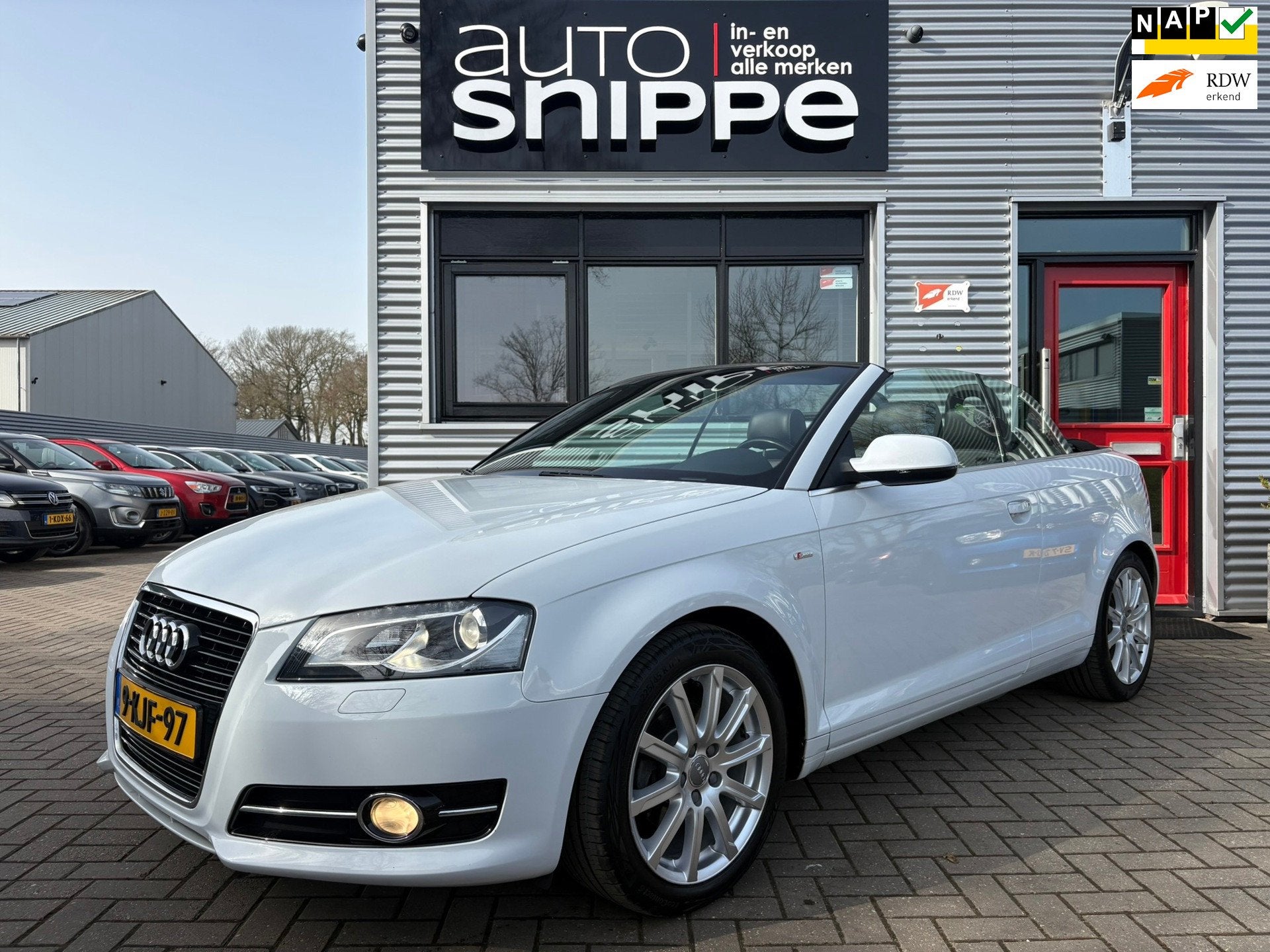 Audi A3 Cabriolet 1.2 TFSI Advance Sport S LINE-CLIMA-VOLLED, Auto's, Voorwielaandrijving, Euro 5, Gebruikt, Zwart