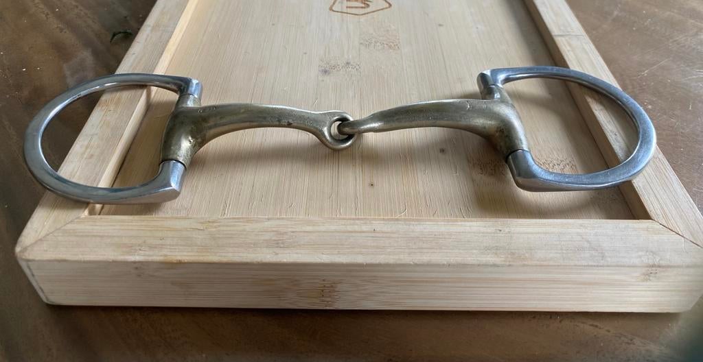 Sprenger Sensogan gebroken bit D trens 13 cm, Ophalen of Verzenden, Gebruikt, Dressuur