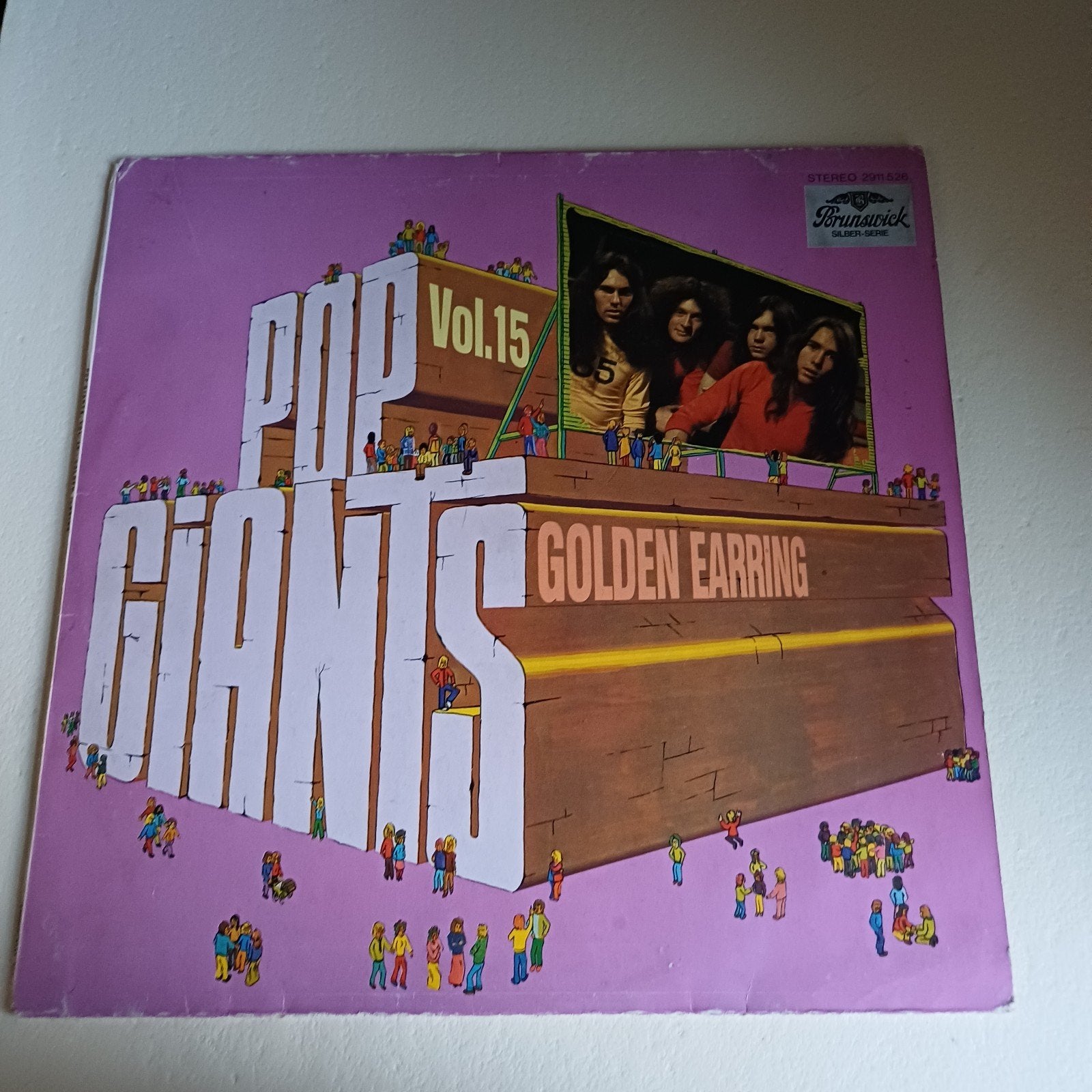 Golden Earring - Pop Giants Vol. 15 LP (licht bekrast), Ophalen of Verzenden, 1970 - 1979, Gebruikt, 12 inch