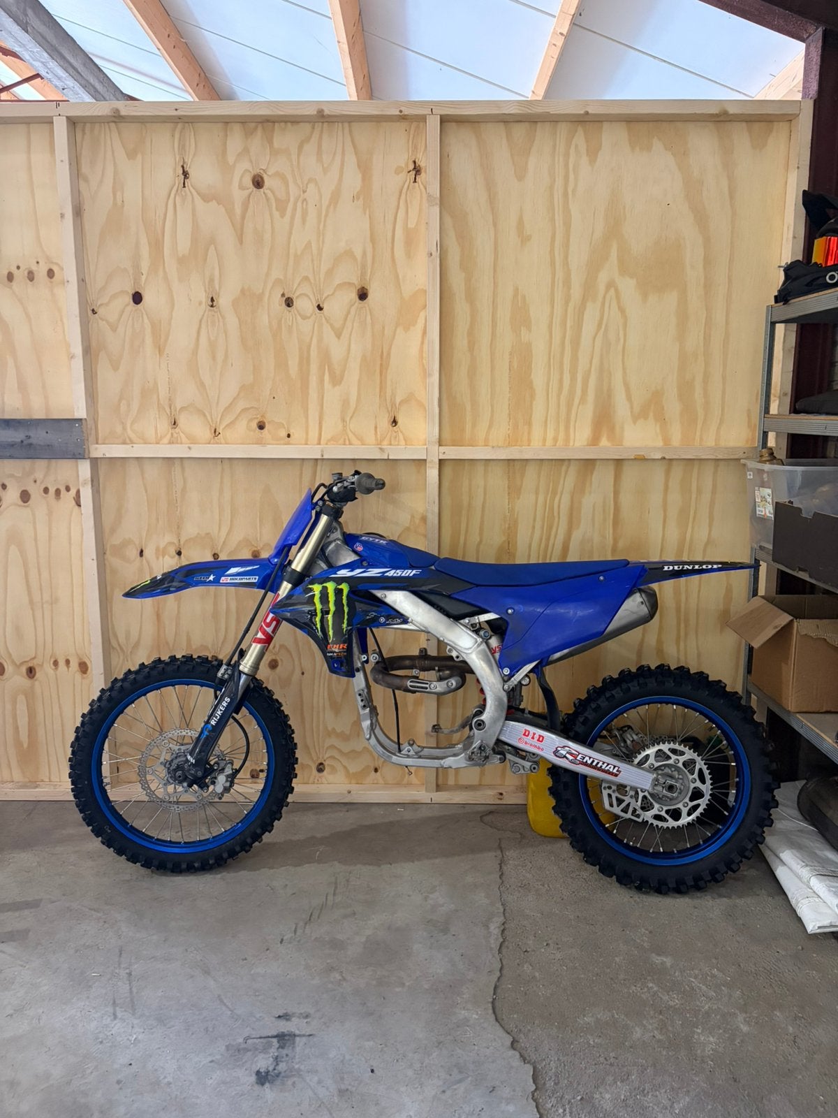 Yamaha yz450f 2023 rollend frame, Fietsen en Brommers, Ophalen, Zo goed als nieuw, Yamaha
