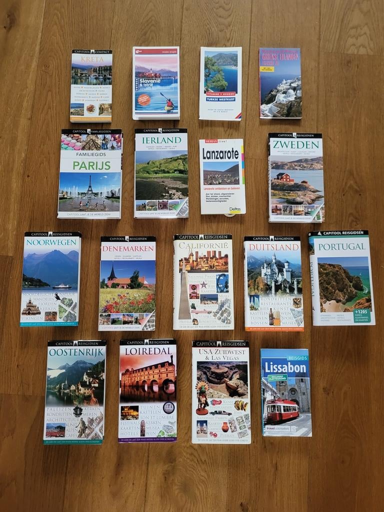 Grote collectie reisgidsen: Capitool, ANWB, Marco Polo, Gelezen, Capitool, Europa, Ophalen of Verzenden