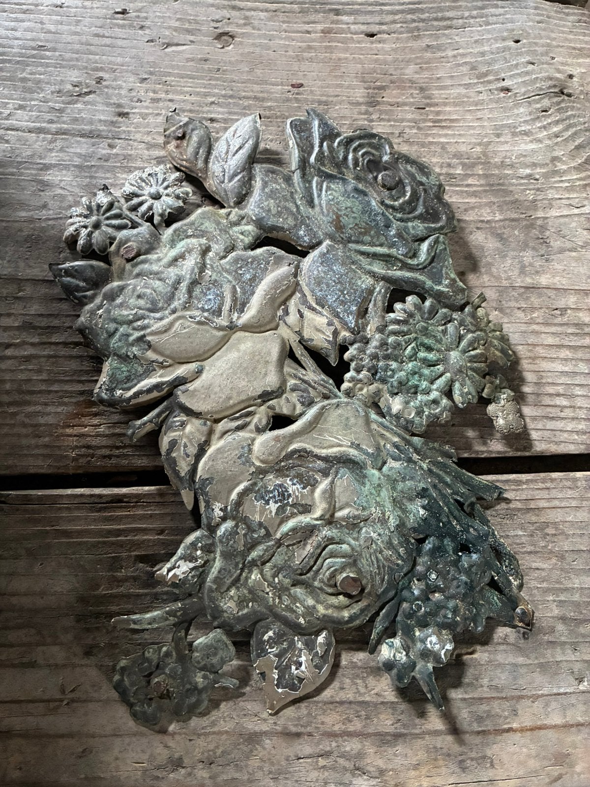 Antiek ornamantje zink, Ophalen of Verzenden