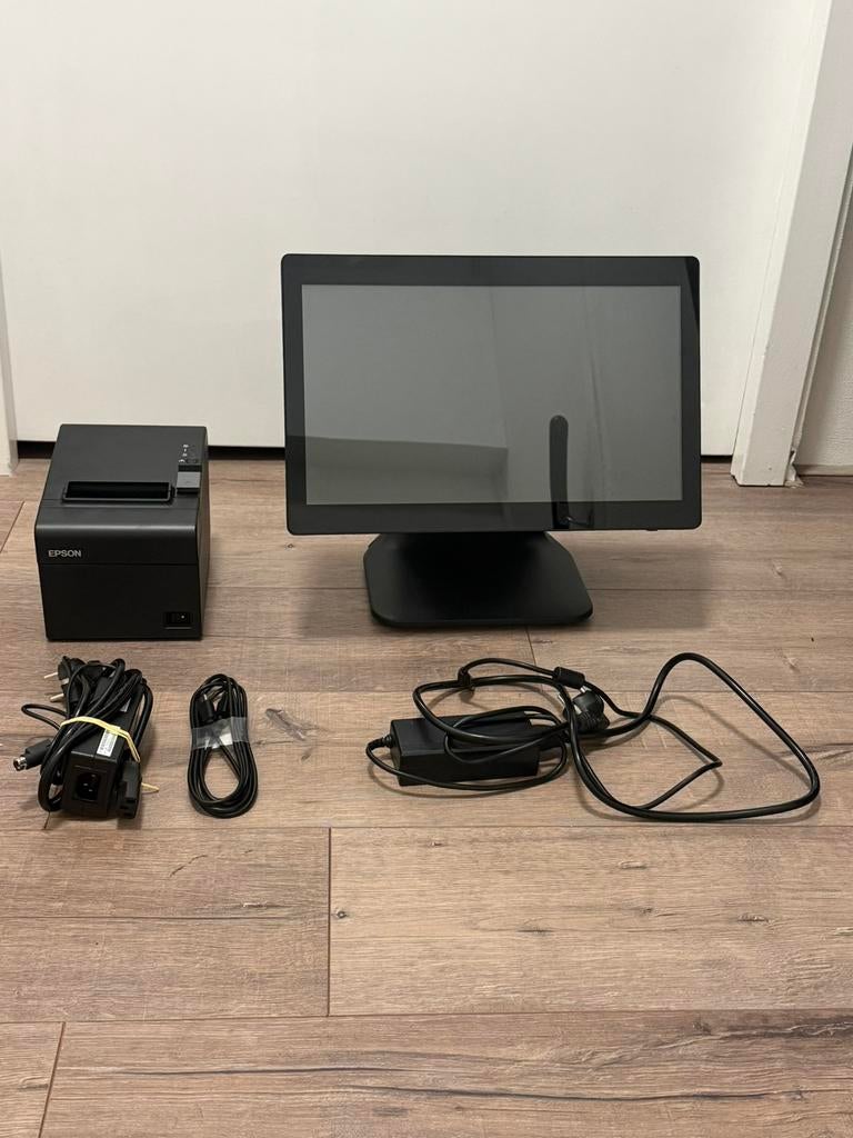 Compleet kassasysteem | Windows 10 pro | weinig gebruikt, Ophalen of Verzenden, Zo goed als nieuw, 60 Hz of minder, Touchscreen